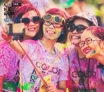 Hoạt động tình nguyện tại Colour Me Run 2017