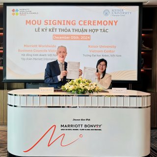 KUV ký kết thoả thuận hợp tác cùng Marriott International