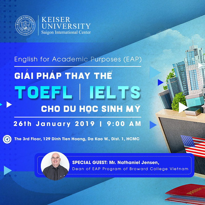 EAP – giải pháp thay thế TOEFL/ IELTS cho du học sinh Mỹ