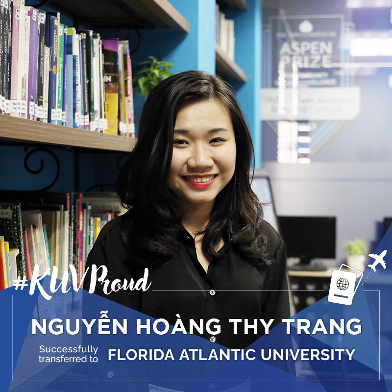 NGUYỄN HOÀNG THY TRANG - CHUYỂN TIẾP THÀNH CÔNG SANG FAU VỚI HỌC BỔNG 30%