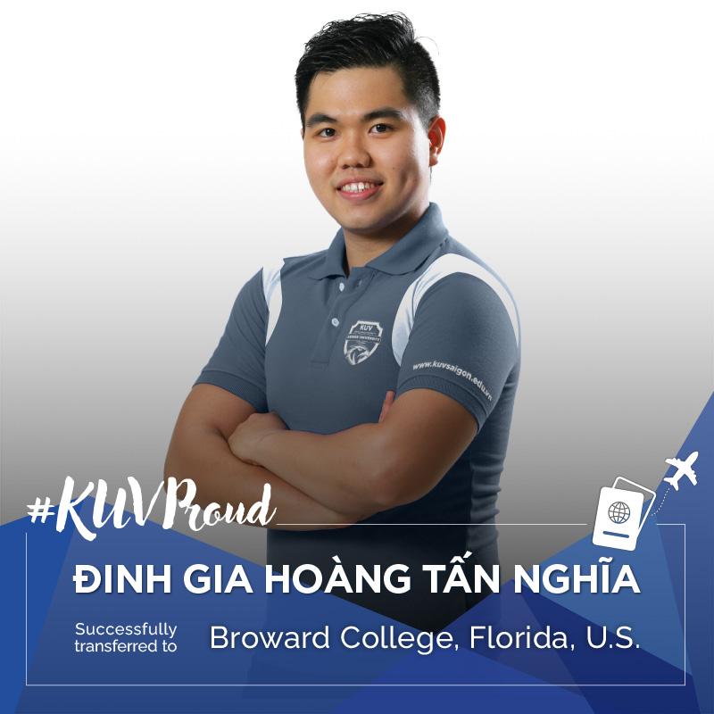 ĐINH GIA HOÀNG TẤN NGHĨA - 15 lời mời Đại học từ Mỹ