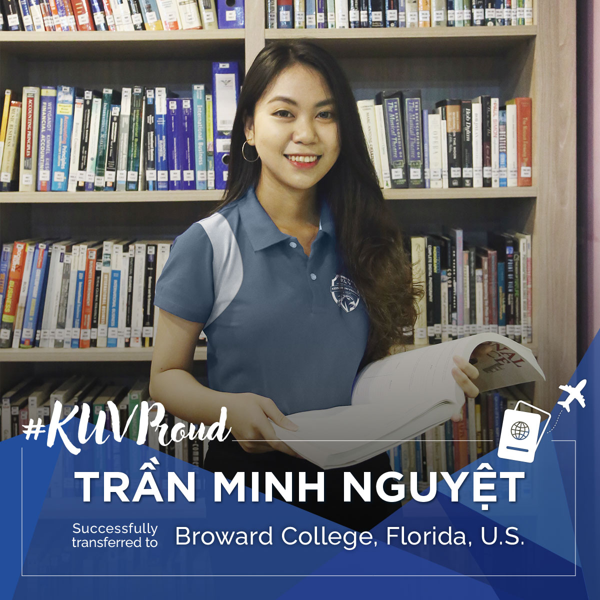 TRẦN MINH NGUYỆT - Gia nhập dàn “thợ săn” học bổng toàn phần Đại học Mỹ