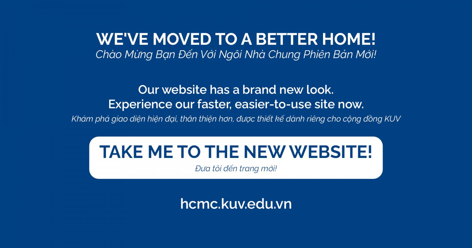 New Website Navigation